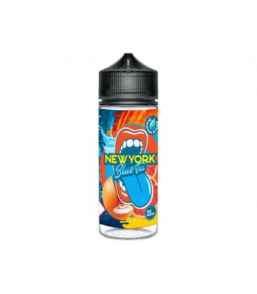 BIG MOUTH Shake And Vape NEW YORK BLUE TEA 15/120ml (κρύο τσάι Νέας Υόρκης με λάιμ και φραγκοστάφυλο)