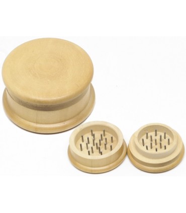 Τρίφτης καπνού WOODEN GRINDER LEAF by CNC 50mm 04809A (ξύλινος)