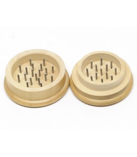 Τρίφτης καπνού WOODEN GRINDER LEAF by CNC 50mm 04809A (ξύλινος)