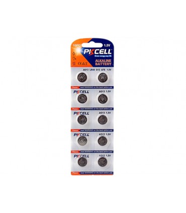 PKCELL AG13 - LR44 ALKALINE (10 ΜΠΑΤΑΡΙΕΣ) ΚΑΙ ΓΙΑ ΡΟΛΟΓΙΑ