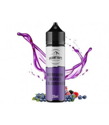 MOUNT VAPE Flavor Shots REFRESHING BERRIES AND BLUEBERRIES 20/60ml (βατόμουρα)