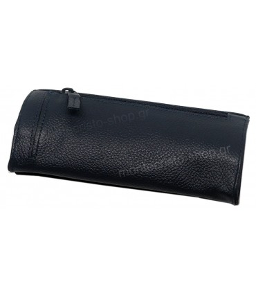 MARIO ROSSI 827-06 NAVY BLUE δερμάτινη καπνοθήκη