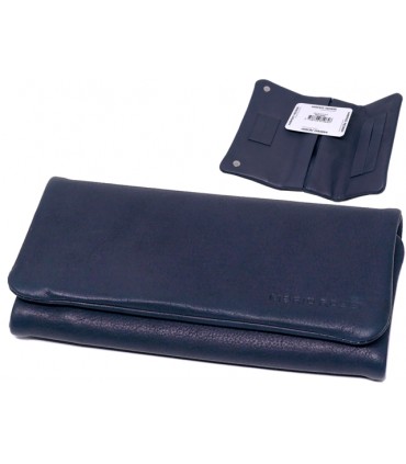 Καπνοθήκη Mario Rossi 2681-06 NAVY BLUE δερμάτινη για σακουλάκι καπνού