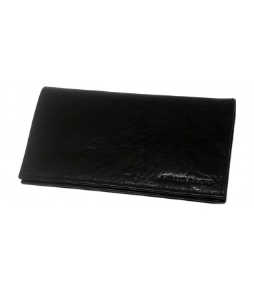 ΚΑΠΝΟΘΗΚΗ MARIO ROSSI 602-11 BK OIL PULL UP γνήσιο δέρμα μαύρη λαδί (με 3 φερμουάρ) δερμάτινη