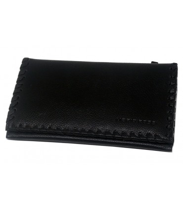 ΚΑΠΝΟΘΗΚΗ MARIO ROSSI 2724-02 BK NAPPA γνήσιο δέρμα μαύρη δερμάτινη