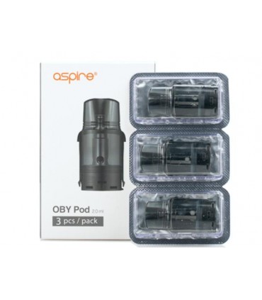 Ανταλλακτικό ASPIRE OBY Pod 2ml with coil 1.2ohm- (3 τεμάχια) by Aspire