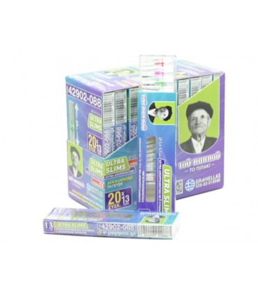 Πιπάκια του παππού 42902-088 extra slim 5.5 / 5.7mm με 13 πίπες τσιγάρου (κουτί των 20τεμ)