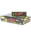 Χαρτάκια RAW BLACK ORGANIC HEMP 50 Φύλλα SIZE 1 &1/4 ΜΑΥΡΟ ΑΛΕΥΚΑΝΤΟ (κουτί των 24τεμ)