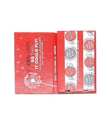 Χαρτάκια Smoking Thinnest DOUBLE WINDOW 120 (10γρ/μ2) κουτί των 25