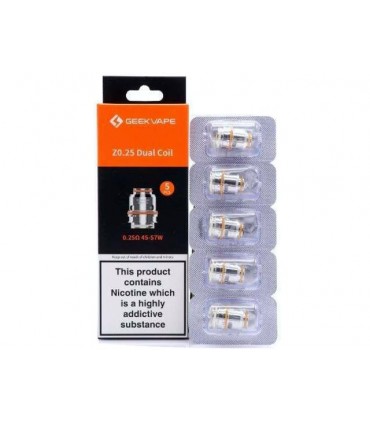 GeekVape Z 0.25 DUAL COILS (5 αντιστάσεις)