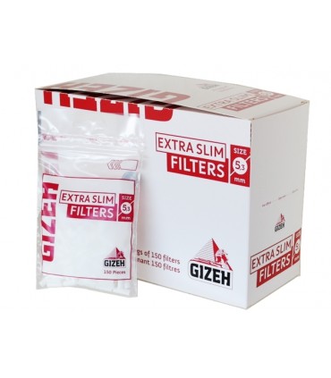 Φιλτράκια GIZEH 150 Extra Slim 5 mm (κουτί με 20 φιλτράκια)