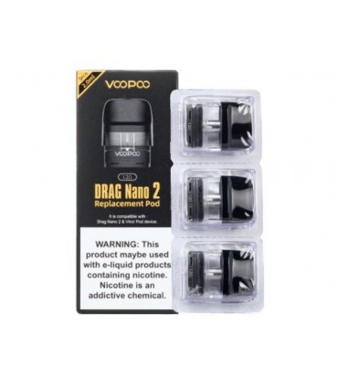 VooPoo DRAG NANO 2 Pod 2ml with coil 1.2ohm (3 ανταλλακτικά)