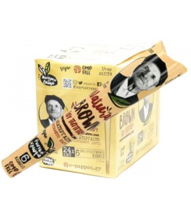 Κώνοι του παππού 47710 Brown King Size 6 Προτυλιγμένοι Κώνοι (κουτί των 6 Χ 24)