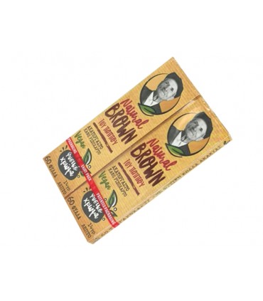 Χαρτάκια του παππού 47578 Natural 60 Brown 1+1 δώρο (κουτί των 25τεμ)