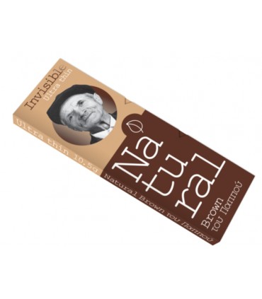 Χαρτάκια του παππού 47561 Natural 60 Ulltra thin Brown Invisιble