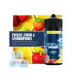 ΝΤΕΖΑΒΟΥ 100% AUTHENTIC Flavour Shot FROZEN LEMON & STRAWBERRIES 25ml / 120ml (μέντα με λεμόνι και φράουλες)