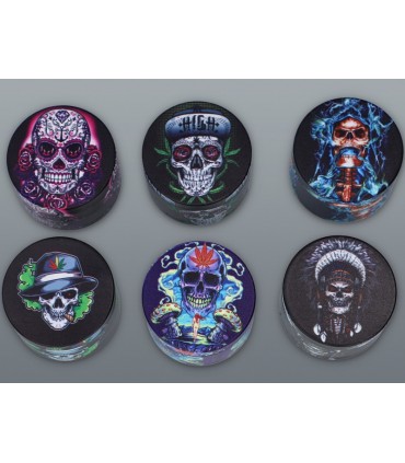 Τρίφτης καπνού MADO MULTI SKULL 50mm 4 parts 661-2187 E