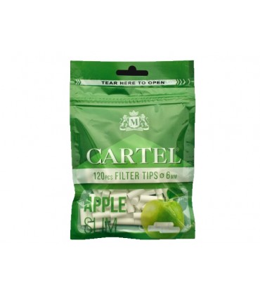 Φιλτράκια Cartel APPLE SLIM 6.0mm (μήλο)