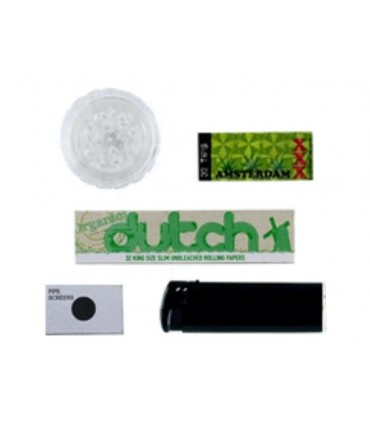 Γυάλινο Bong AMSTERDAM BONG 12cm 02903- SET