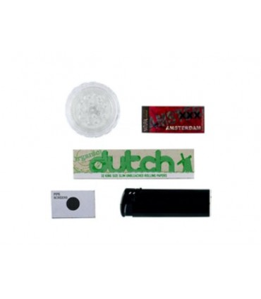 Γυάλινο Bong AMSTERDAM GREENLINE BONG 22cm LG07AM- SET