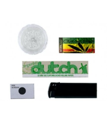 Γυάλινο Bong AMSTERDAM GREENLINE BONG 22cm LG07L- SET