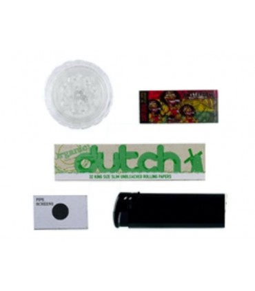 Γυάλινο Bong AMSTERDAM GREENLINE BONG 19cm LG11AM- SET