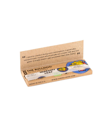 Χαρτάκια στριφτού THE BULLDOG ECO 1&1/4 hemp μεσαίο - 1 Πακετάκι