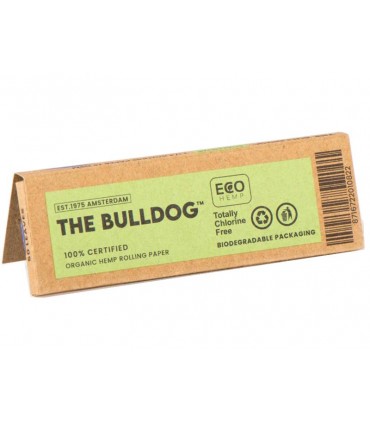 Χαρτάκια στριφτού THE BULLDOG ECO 1&1/4 hemp μεσαίο (κουτί των 18)