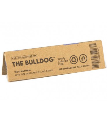 Χαρτάκια στριφτού THE BULLDOG KING SIZE NATURAL ECO Hemp-1 Πακετάκι