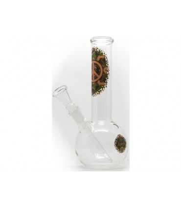 Γυάλινο Μπονγκ LG12 GREEN LINE GLASS BONG 21cm ΝΕΡΟΠΙΠΑ