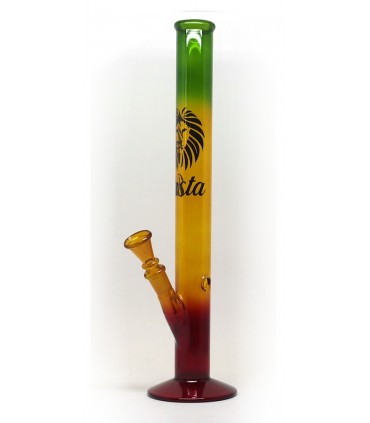Γυάλινο Μπονγκ 01187N RASTA GLASS BONG 35cm ΝΕΡΟΠΙΠΑ