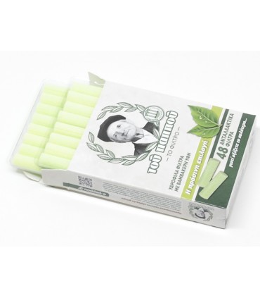 Ανταλλακτικά φίλτρα του παππού 42902-590 πράσινα 48τεμ για όλες τις πίπες τσιγάρου