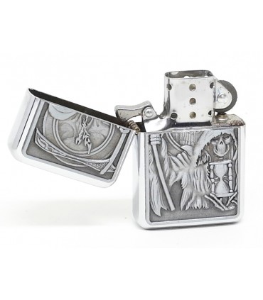 Αναπτήρας πέτρας μεταλλικός 663-2027 SCULL B MADO