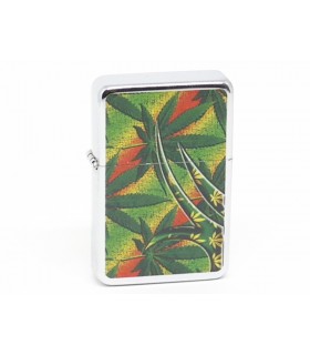 Αναπτήρας πέτρας μεταλλικός 663-1034 CANNABIS B GENTELO