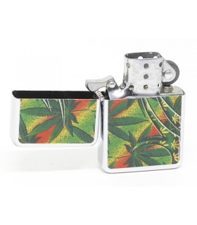 Αναπτήρας πέτρας μεταλλικός 663-1034 CANNABIS B GENTELO