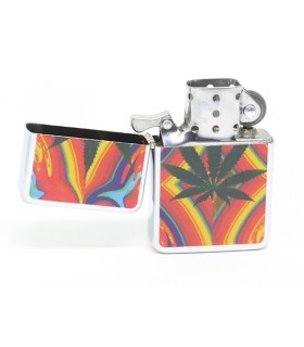 Αναπτήρας πέτρας μεταλλικός 663-1034 CANNABIS C GENTELO