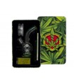 Γυάλινο Bong AMSTERDAM GREENLINE BONG 12cm 02904L- SET