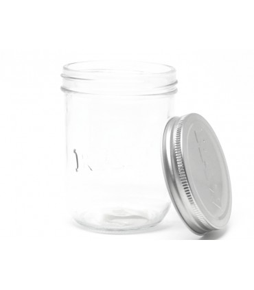 RAW MASON JAR 16oz -475ml - ΓΥΑΛΙΝΟ BAZO 14494 που κλείνει ερμητικά