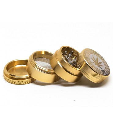 Τρίφτης καπνού AMSTERDAM LEAF JK03 MIX ALUMINUM 4 parts 40mm