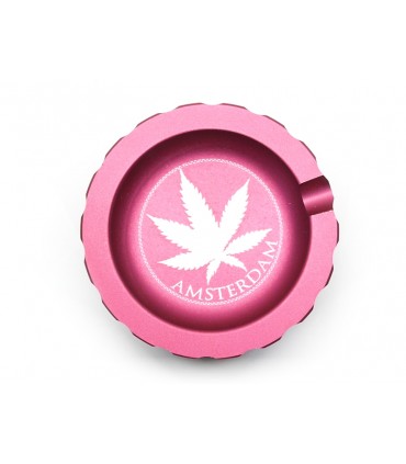 Τρίφτης καπνού AMSTERDAM RASTA JK01RS ALUMINUM 4 parts 60mm