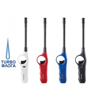 Αναπτήρας Μακρύς TOM BBQ TURBO FLAME 12263-01 28cm