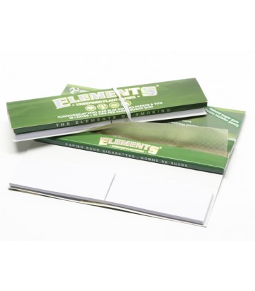 Χαρτάκια στριφτού ELEMENTS UNREFINED KING SIZE SLIM ΜΕ ΤΖΙΒΑΝΕΣ (ΜΕ 32 ΑΚΑΤΕΡΓΑΣΤΑ ΦΥΛΛΑ)