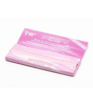 Χαρτάκια στριφτού ELEMENTS PINK 1,1/4 (ΜΕ 50 ΡΟΖ ΦΥΛΛΑ) (κουτί των 25τεμ)