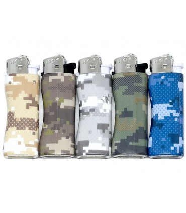 Αναπτήρας Leon 170775 CAMOUFLAGE WAVE πέτρας