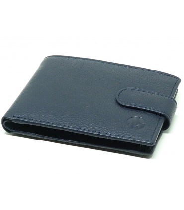 ALPHA STATUS 10113-0 RFID NAVY BLUE ΔΕΡΜΑΤΙΝΟ ΠΟΡΤΟΦΟΛΙ