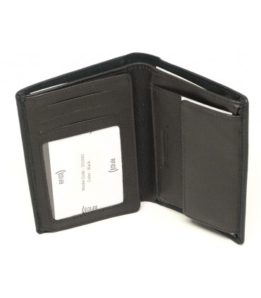 ALPHA STATUS 10104D RFID BLACK ΔΕΡΜΑΤΙΝΟ ΠΟΡΤΟΦΟΛΙ