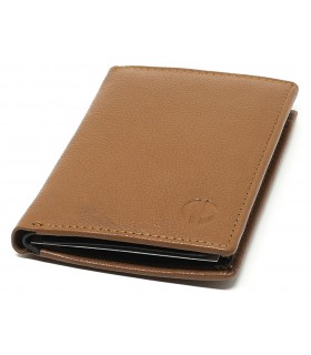 ALPHA STATUS 10104D RFID TAN ΔΕΡΜΑΤΙΝΟ ΠΟΡΤΟΦΟΛΙ