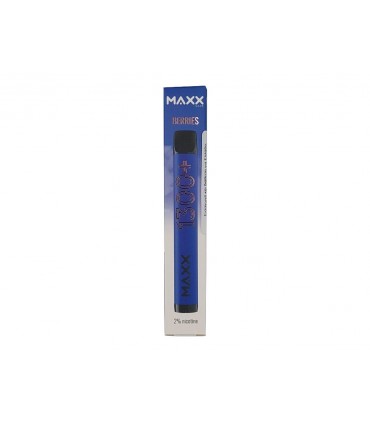 Ηλεκτρονικό τσιγάρο μιας χρήσης MAXX VAPE BERRIES 2ml με νικοτίνη 20mg (βατόμουρα)