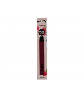 Ηλεκτρονικό τσιγάρο μιας χρήσης MAXX VAPE RASPBERRY 3.4ml χωρίς νικοτίνη (βατόμουρα)