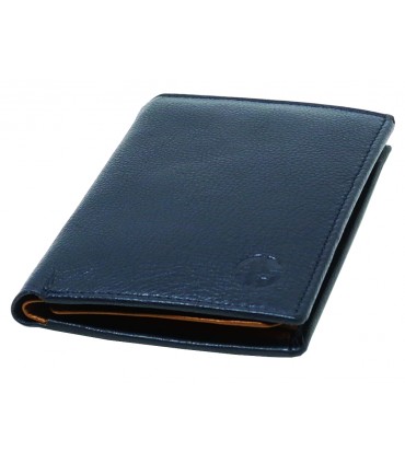 ALPHA STATUS 10104D RFID NAVY BLUE ΔΕΡΜΑΤΙΝΟ ΠΟΡΤΟΦΟΛΙ